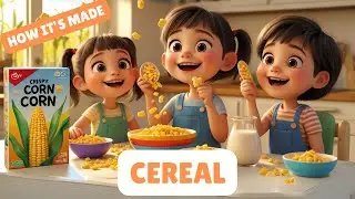 Educational animated video for learning - learn how Cereal is made