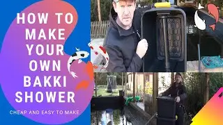 Bakki shower build Make your own on a budget