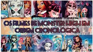 OS FILMES DE MONSTER HIGH EM ORDEM CRONOLÓGICA 👻♥️