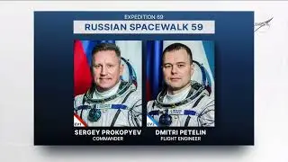 Spacewalk with Astronauts Sergey Prokopyev and Dmitry Petelin | Roscosmos - NASA