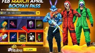 February Booyah Pass, March Booyah Pass 🤯🥳| next booyah pass free fire | free fire new event