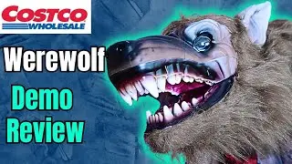 Werewolf  Halloween Animatronic Demo and Review Costco