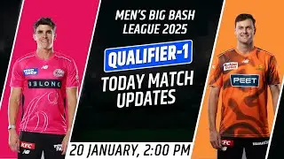 BBL 2025-26 Qualifier-1 | Sydney Sixers vs Perth Scorchers | Stats | #BBL #Live #trending