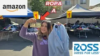 Comprando Ropa De 1 Dolar En El Tianguis En ESTADOS UNIDOS - AMAZON - Ross Dress For Less