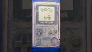Gameboy Color Pokemon Watercolor Painting #art #timelapse #retro #painting #gameboy #retrogaming