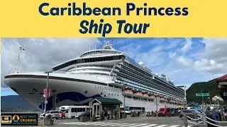 Caribbean Princess Cruise Ship Walkthrough | Explore Lounges, Dining & More