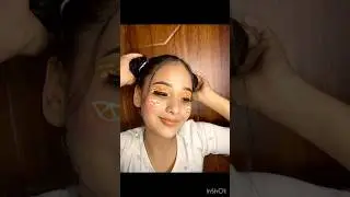 Orange 🍊 eye 👁️ makeup #orangeeyemakeup #summermakeuptutorial #makeup