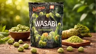 Spicy Peanut Lovers 🥵 | Lorenz - WASABI coated Peanuts 🥜 | Honest Review | Gourmet Unpacked