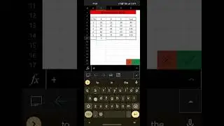 Sum function of excel in android/mobile version