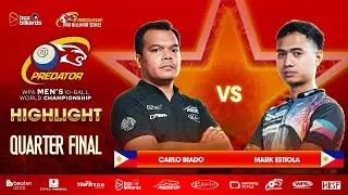 HIGHLIGHT: Carlo Biado vs Mark Estiola | 2025 Predator WPA Men&rsquo;s 10-Ball World Championship