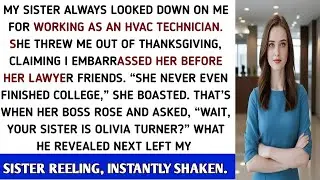 My Sister Mocked Me for Being an HVAC Tech.Then Her Boss Revealed the Truth