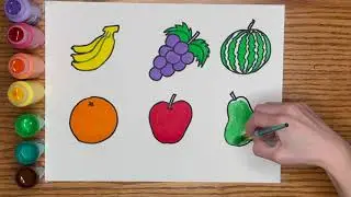 How to Draw Fruits! #jikibrain #drawing #painting
