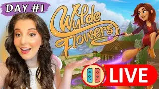 🔴 A Farming Simulator Where You're a Witch... | WYLDE FLOWERS | New Cozy Switch Games