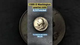 1988-D Washington quarter coin Value money 💰 💰💰