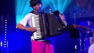 We are the Monsters&hellip;Amy Thatcher on accordion, Sidmouth Folk Festival, 04/08/24