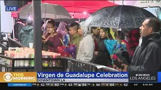 Visitors pay respects at Virgen de Guadalupe celebration