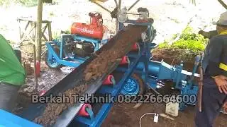 Mesin Cetak Bata Merah Press full otomatis dengan Konveyor dan cap