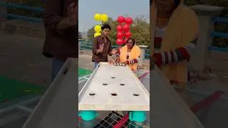 Balloon poping Challenge Fun game Mom vs Son #shorts #game