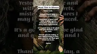 Prayer In Silence | Good Morning Lord Prayer In Silence