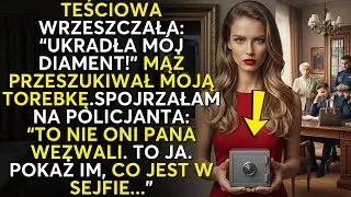 Mąż szukał u mnie diamentu. Gdy policjant otworzył sejf teściowej, wszyscy zamarli