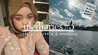 uk diaries #3 : cafe's , ootd&rsquo;s & shopping 🎀🩰🦢🕯️