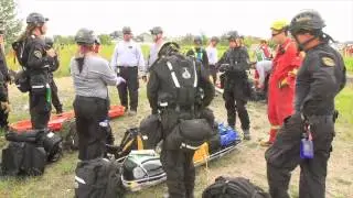Crews respond to jet 'crash' at Red Deer Airport