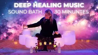 Reduce Pain and Inflammation, Whole Body Regeneration, Stress Relief 432 hz | Crystal Singing Bowls