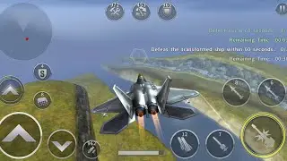 Gunship Battle: F-22 RAPTOR tier7 aircraft gameplay