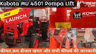 New Launch | Kubota MU 4501 Pompa Lift | Price | Feature Review @FarmingPassion 