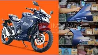 Suzuki spare parts in wholesaler | Cowling Under Matt Blue | Engine Guard For Gixxer SF 2023