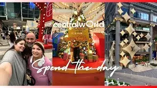 🎄☃️Our first time at centralwOrld Mall in Thailand! | Merryville | foodwOrld | Bangkok 🇹🇭❄️