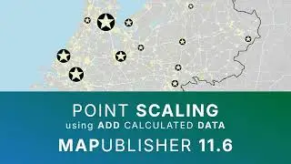 Point Scaling Using the Add Calculated Data Tool in MAPublisher 11.6