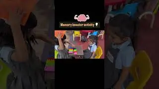 Memory booster activity for pre school kids 👧