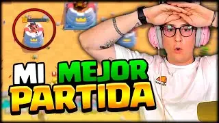 ESTA ES LA MEJOR PARTIDA QUE HE JUGADO EN CLASH ROYALE CONTRA EL MAZO MAS ROTO ACTUAL