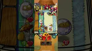 Using Mirror Nut Combo to make opponent concede #pvz #pvzheroes #pvzgameplay