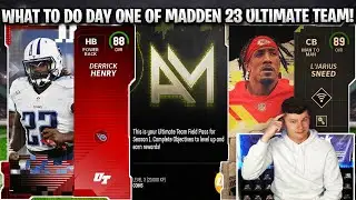 WHAT TO DO DAY ONE OF MADDEN 23 ULTIMATE TEAM! | MADDEN 23 ULTIMATE TEAM