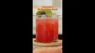 Re&agrave;l Blackberry Sage Smash Cocktail is Layered and Lush