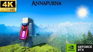 RTX 4080 против карты Annapurna 8000 + Distant Horizons + Partrix + Моды | Minecraft