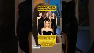 Angelina Jolie&rsquo;s Velvet Slip Dress Steals the Spotlight