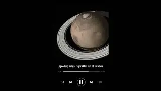 speed up song - cigerattes out of window