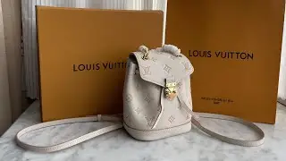 Louis Vuitton Nano No&eacute; Backpack Monogram Empreinte Leather Review #bag #review #unboxing