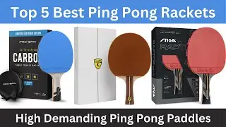 Top 5 Best Ping Pong Paddles on Amazon | Best Table Tennis Rackets 2024 | Best Amazon Products