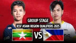 PHILIPPINES vs MYANMAR | GROUP STAGE  IESF 2025  ASIAN REGION QUALIFIER