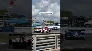 Lots of multi class racing traffic at the 2022 12 Hours of Sebring 🏎 #shorts