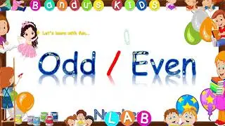 Odd and Even Number for Kids with Bandu's Kids Lab #bandu #kidslab #oddnumbers #evennumbers