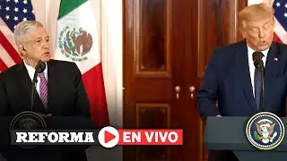 Declaraci&oacute;n conjunta de AMLO y Trump | En vivo