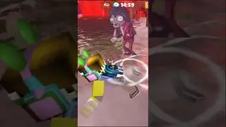 A group of zombies hunting for candy on an underwater road. #gaming #gameplay  #huntercraft #roblox