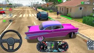 New Chevrolet Bel Air Taxi Private Car Gameplay Miami City|Taxi Sim 2022 Evolution|Car Games|