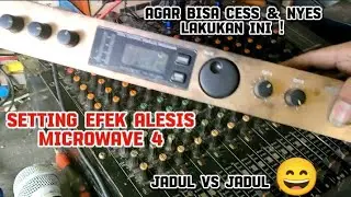 setting efek alesis microverb4 ke TASCAM M1016 jadul tapi joss