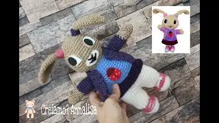 Coco amigurumi  coniglietta coniglio personaggio di Bing crochet uncinetto